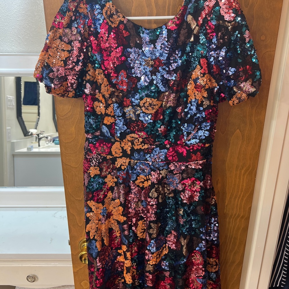 Ivy City Co Multicolor Sequin Mini Dress